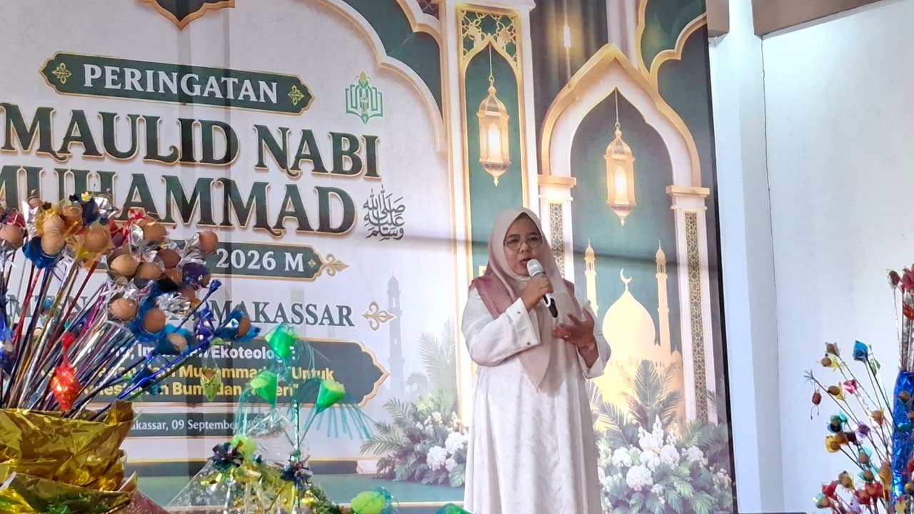 MTsN 1 Kota Makassar Semarakkan Peringatan Maulid Nabi Muhammad SAW 1448 H