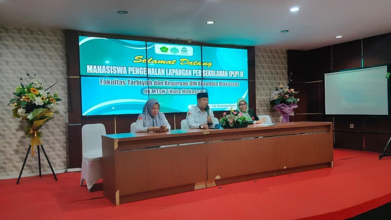 MTsN 1 Kota Makassar Terima Mahasiswa PLP 2 UIN Alauddin Makassar