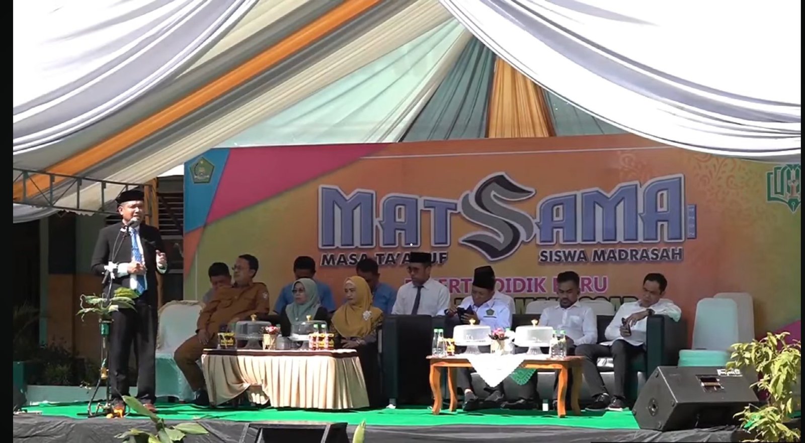 Madrasah Tsanawiyah (MTs) Negeri 1 Kota Makassar Menggelar Kegiatan MATSAMA (Masa Taaruf Siswa Madrasah) Periode Tahun 2024 - 2025